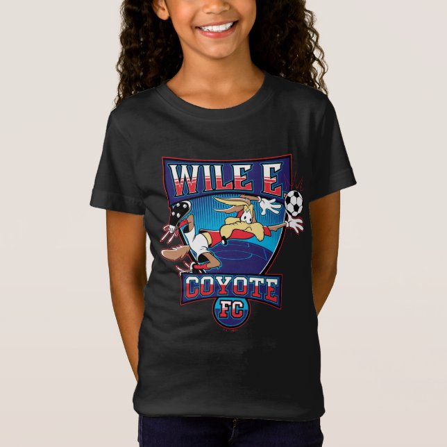 WILE E. COYOTE™ Fotbollsklubb-logotyp T Shirt (Framsida)