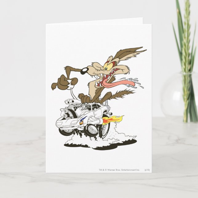 WILE E. COYOTE™ Galen Förare Kort (Framsida)
