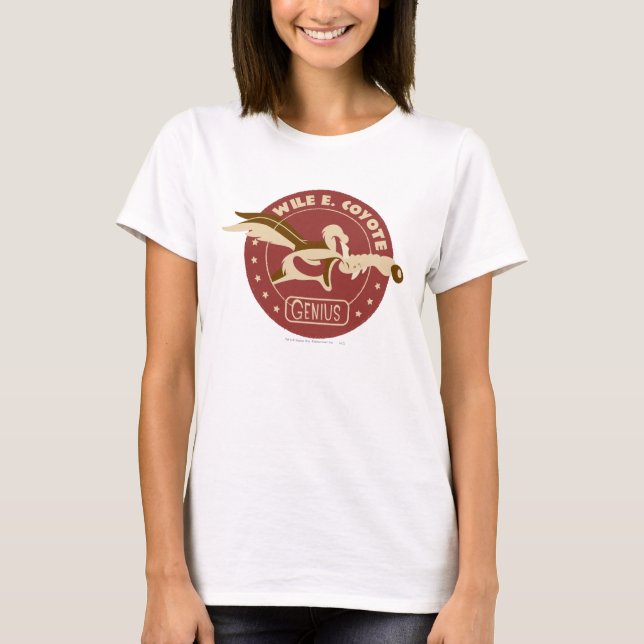Wile E. Coyote Genius Tee Shirt (Framsida)