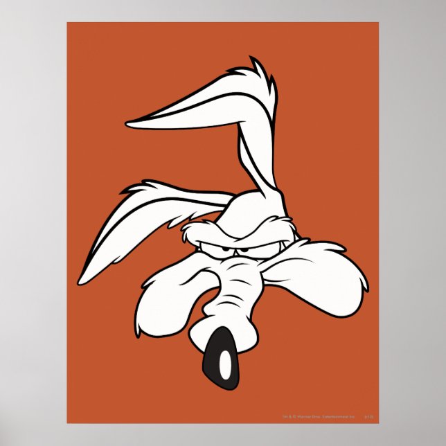 Wile E. Coyote Head Shot Poster (Framsidan)
