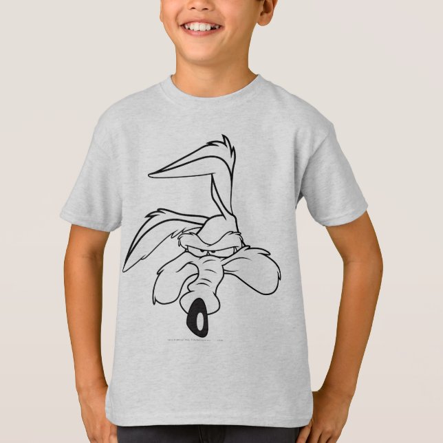 Wile E. Coyote Head Shot T Shirt (Framsida)