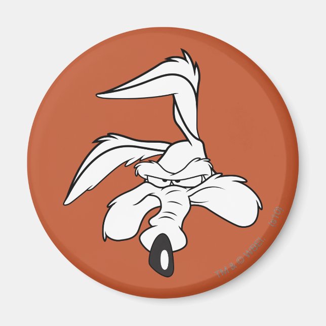 Wile E. Coyote Huvud Magnet (Framsidan)