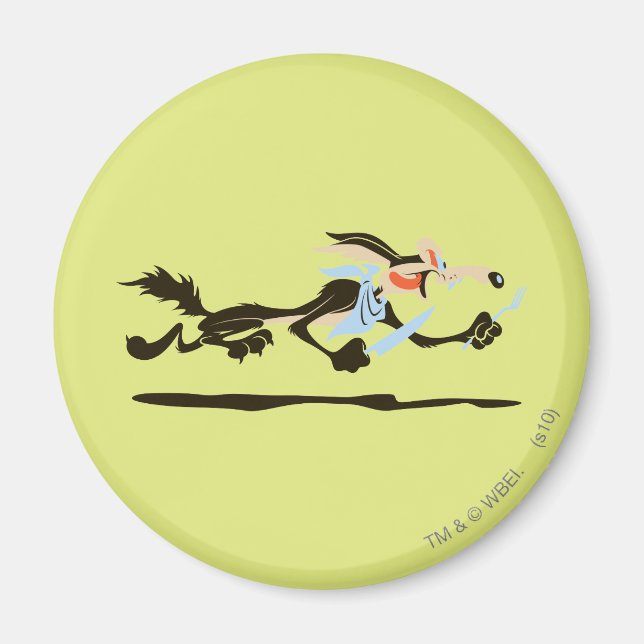 WILE E. COYOTE™ Jagar middag Magnet (Framsidan)