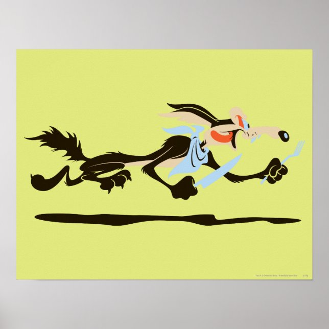 WILE E. COYOTE™ Jagar middag Poster (Framsidan)