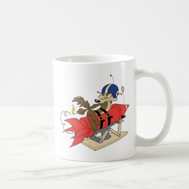 WILE E. COYOTE™ Launching Red Rocket Kaffemugg (Höger)