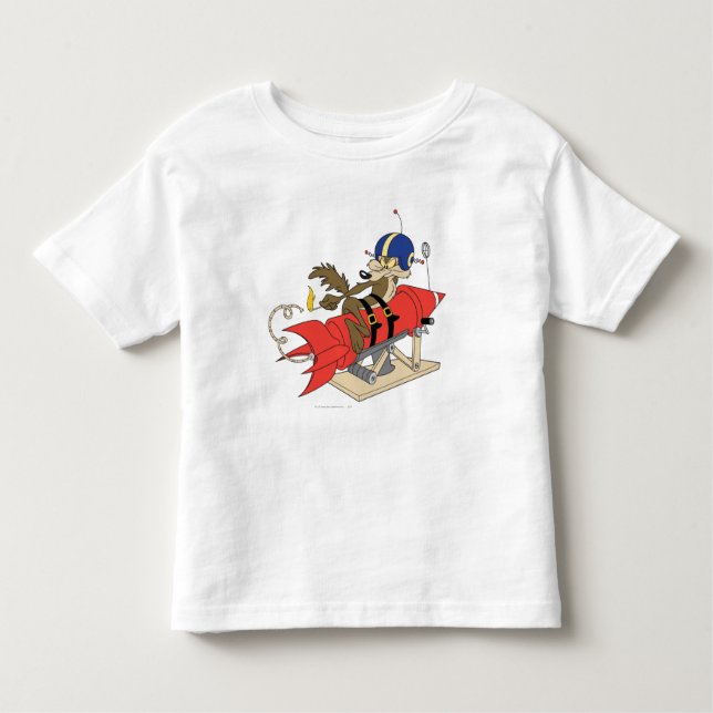 WILE E. COYOTE™ Launching Red Rocket T-shirt (Framsida)