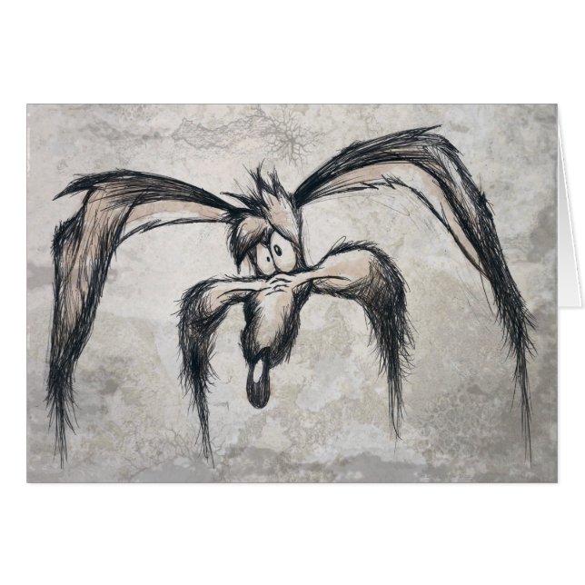 WILE E. COYOTE™ NED på Tur Hälsningskort (Framsidan Horizontal)