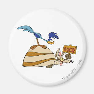 WILE E. COYOTE™ och ROAD RUNNER™ Boulder Magnet