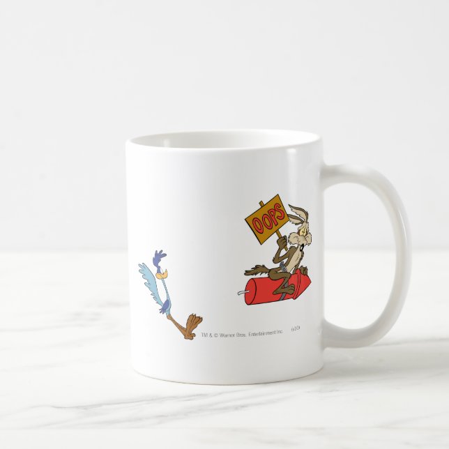 WILE E. COYOTE™ och ROAD SPRINGER™ ACME Rocket Kaffemugg (Höger)