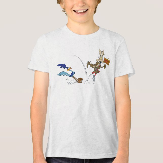 WILE E. COYOTE™ och ROAD SPRINGER™ Pogo Stick Tee (Framsida)