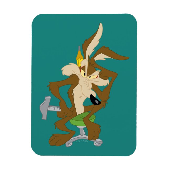 WILE E. COYOTE™ Planering Magnet (Vertikal)
