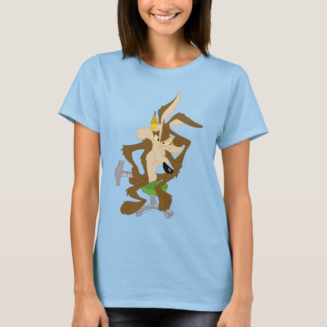 WILE E. COYOTE™ Planning T Shirt (Framsida)