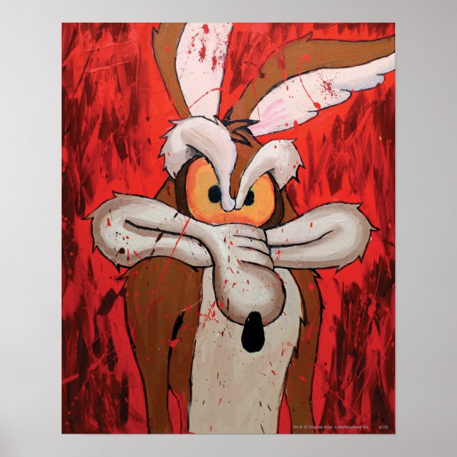 Wile E Coyote Red Fury Poster (Framsidan)
