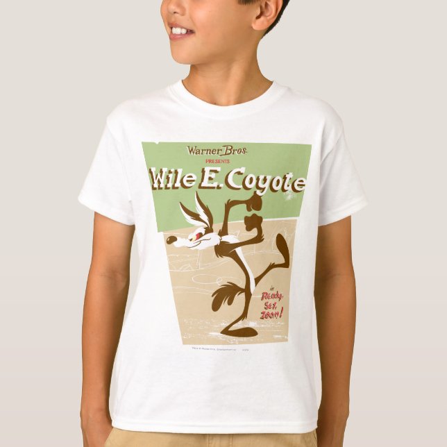 WILE E. COYOTE™ Redo, Kör, Zoom! Tee (Framsida)