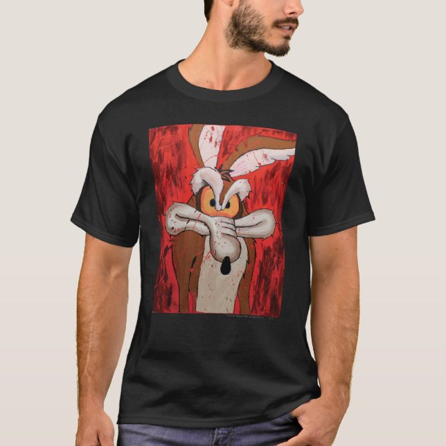 WILE E. COYOTE™ Röd ilska Tee (Framsida)