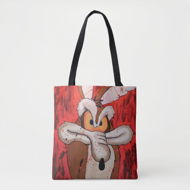 WILE E. COYOTE™ Röd ilska Tygkasse (Framsida)