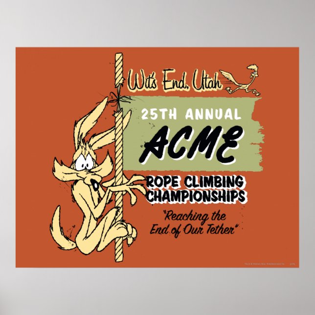 WILE E. COYOTE™ Rope-VM Poster (Framsidan)