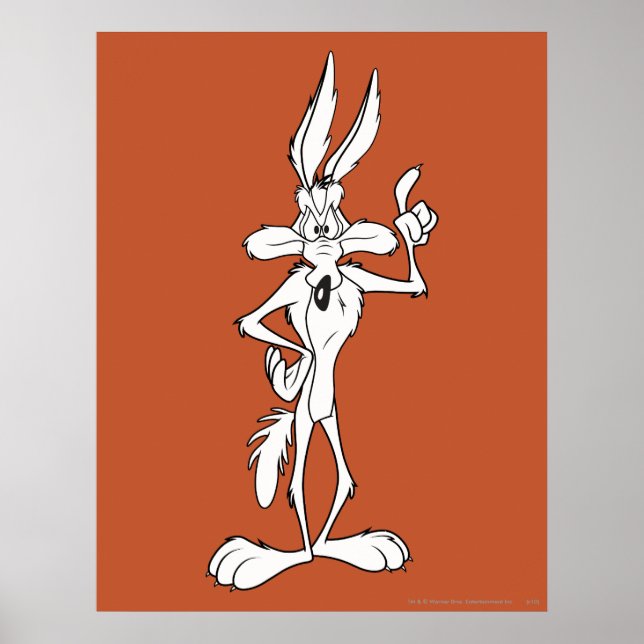 Wile E. Coyote Skapar en punkt Poster (Framsidan)