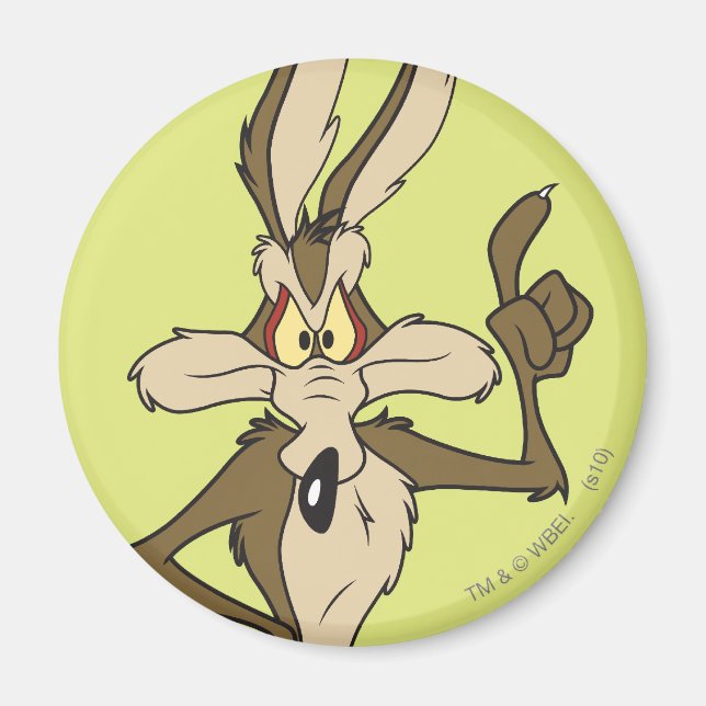 Wile E. Coyote Stall Tall Magnet (Framsidan)