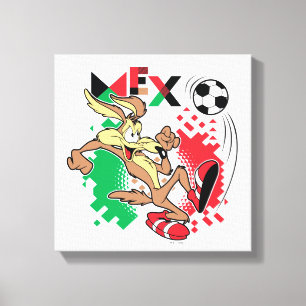 WILE E. COYOTE™ Team Mexico Fotbollsgrafik Canvastryck