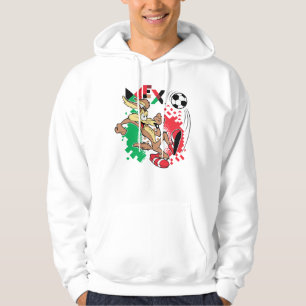 WILE E. COYOTE™ Team Mexico Fotbollsgrafik Hoodie