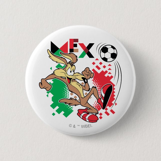 WILE E. COYOTE™ Team Mexico Fotbollsgrafik Knapp (Framsida)