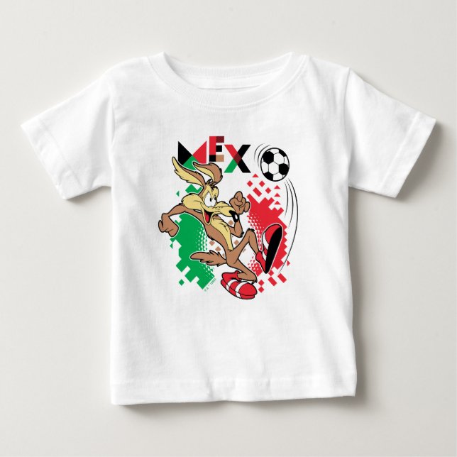 WILE E. COYOTE™ Team Mexico Fotbollsgrafik T Shirt (Framsida)