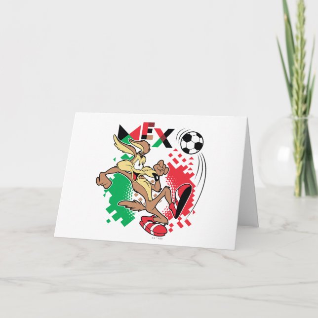 WILE E. COYOTE™ Team Mexico Soccer Graphic Kort (Framsida)