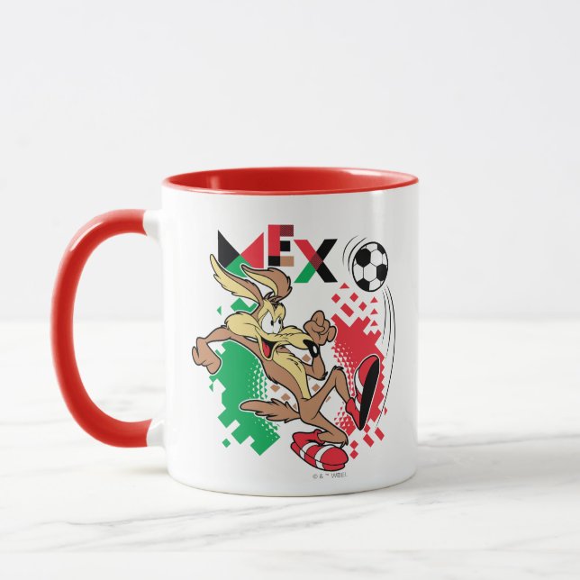 WILE E. COYOTE™ Team Mexico Soccer Graphic Mugg (Vänster)