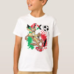 WILE E. COYOTE™ Team Mexico Soccer Graphic T Shirt<br><div class="desc">Check out WILE E. COYOTE™ playing soccer for Team Mexico! Wear this on a fun graphic tee,  mug,  or tote bag! Shop this design on even more custom Zazzle gifts!</div>