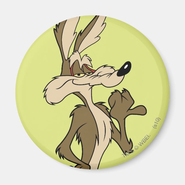 WILE E. COYOTE™ Tittar bra Magnet (Framsidan)