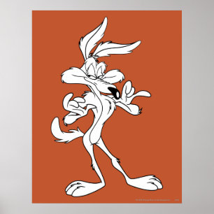 Wile E. Coyote Tittar hyrd Poster