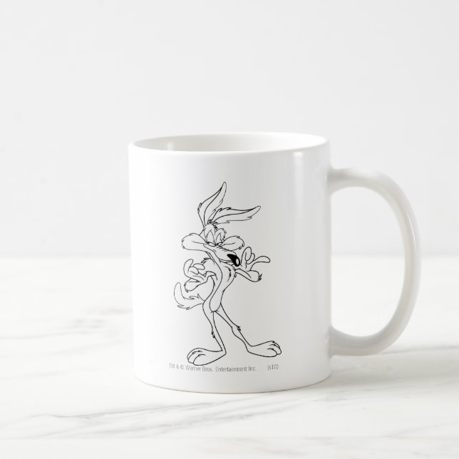 WILE E. COYOTE™ Tittar hyrt Kaffemugg (Höger)