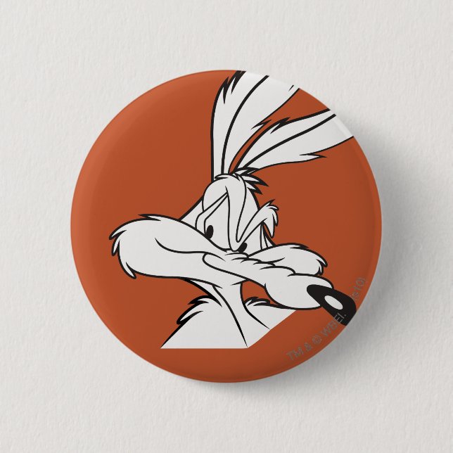 Wile E. Coyote Tittar smygväg Knapp (Framsida)