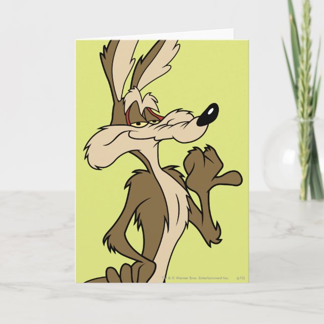 WILE E. COYOTE™ Tittar stolt Kort (Framsida)