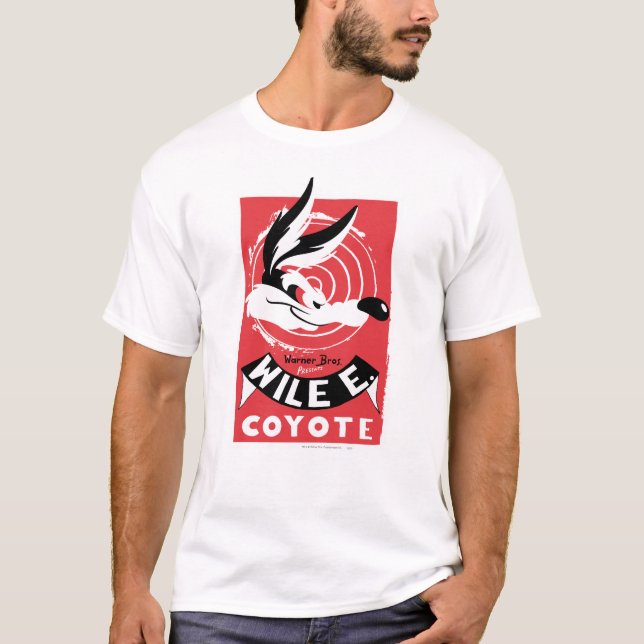 WILE E. COYOTE™ Warner Bros. Presenter poster Tee (Framsida)