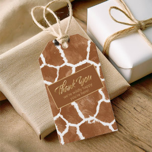 Wilely Lycklig Bachelorette Tack Giraffe ID1152 Presentetikett