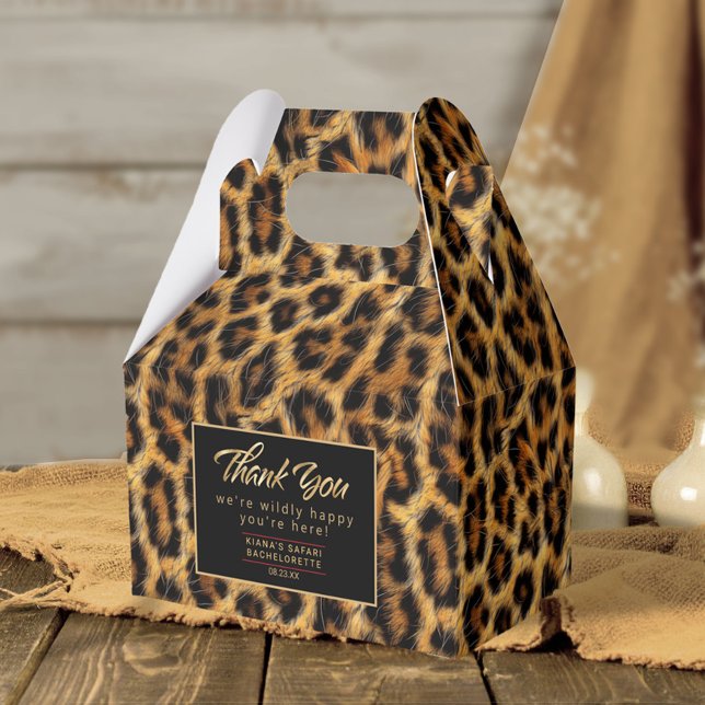Wilely Lycklig Bachelorette Tack Leopard ID1153 Presentaskar (Skapare uppladdad)