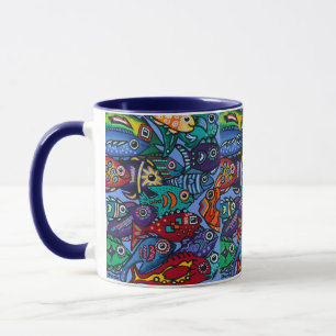 Wilely Wonderful Colorully Different Beverage Mugg