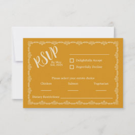 Wilely Yours Rustic Boho Bröllop OSA Card
