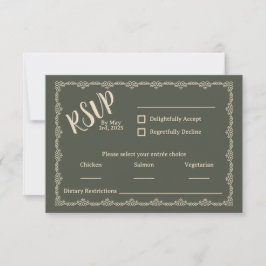 Wilely Yours Rustic Boho Bröllop OSA Card