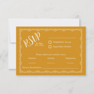 Wilely Yours Rustic Boho Bröllop OSA Card Kort