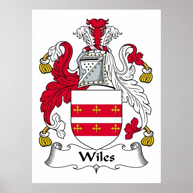 Wiles Family Crest Poster (Framsidan)