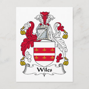 Wiles Family Crest Vykort