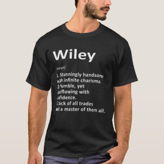 Wiley Definition Personligt Namn Rolig Födelsedag T Shirt