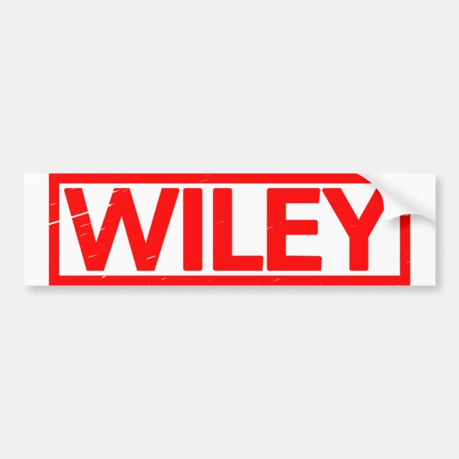 Wiley Frimärke Bildekal (Framsidan)