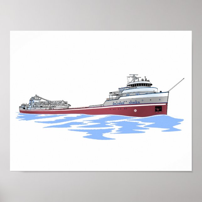 Wilfred Sykes Cleveland Cliffs Poster (Framsidan)