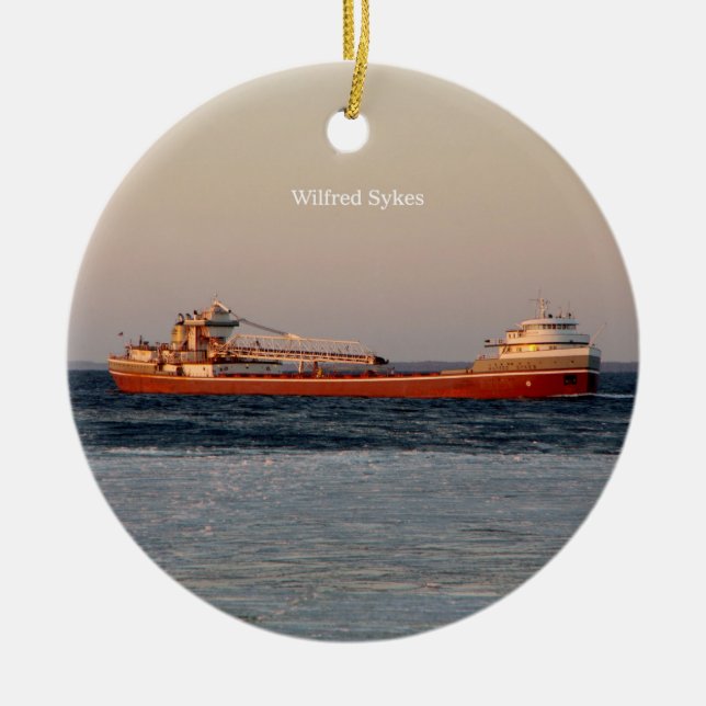 Wilfred Sykes dubbla åsidosatte ornament (Framsidan)
