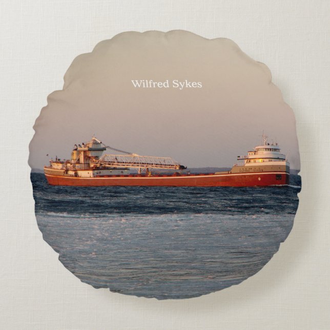 Wilfred Sykes runda pelare Rund Kudde (Framsidan)