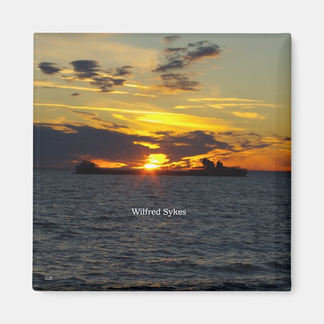 Wilfred Sykes sunset magnet (Framsidan)